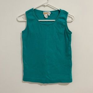 Vintage turquoise tank top